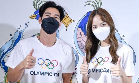 โตโน่ ควง ณิชา ร่วมอนุรักษ์สิ่งแวดล้อมพร้อมส่งสุขทั่วไทยในงาน เดิน - วิ่ง OLYMPIC DAY 2022